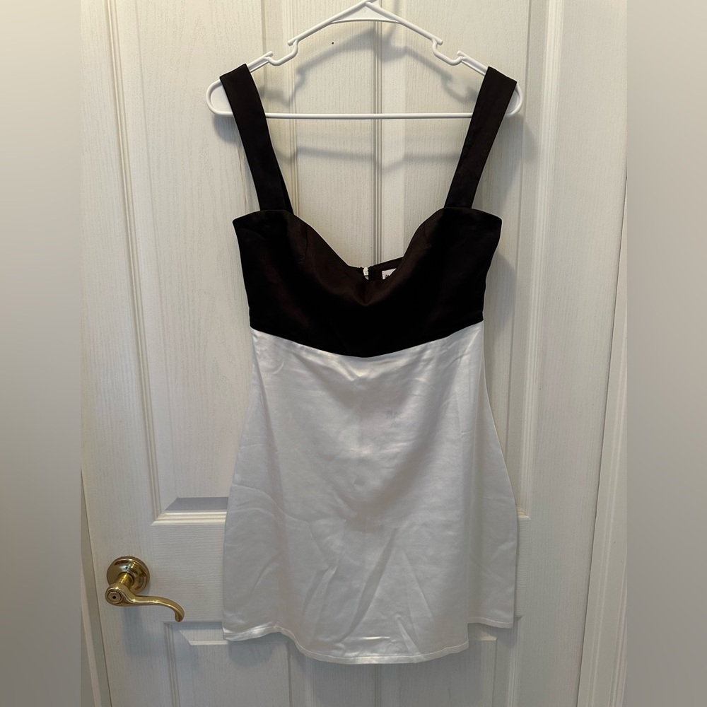 Princess Polly Black and White Mini Dress